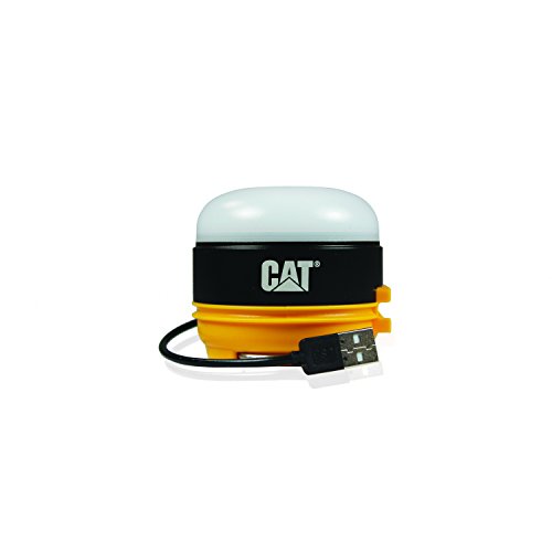 CAT CT6525 200 lm Rechargeable Micro Utility Work Light with Magnetic Base, Black/Yellow