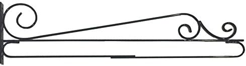 Custom Decor Decorative Standard/Large Flag Wall/Post Bracket - Wrought Iron