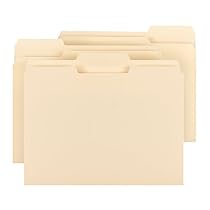 Smead Manila File Folder, 1/3-Cut Tab, Letter Size, Manila, 100 per Box