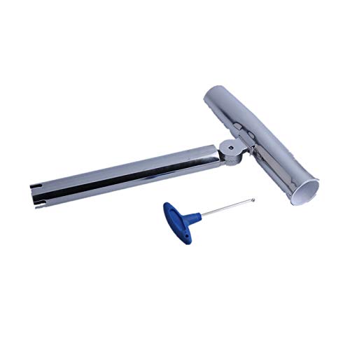 XHUENG 2X Adjustable 360 Grad hochglanzpoliertem Edelstahl Outrigger Stilvolle Rutenhalter Angelruten Rigger – Bild 3