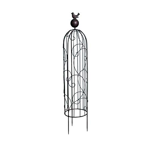 CJSWT Rankhilfe, Rankobelisk,Rankgerüst Kletterpflanzen,Hochleistungs-starker röhrenförmiger Pflanzenkäfig für Rosen…