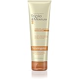Neutrogena Triple Moisture Cream Lather Shampoo for Extra Dry Hair, Damaged &amp; Over-Processed Hair, Hydrating with Olive, Meadowfoam &amp; Sweet Almond, 8.5 fl. Oz (Pack of 3)
