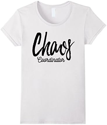 Womens Chaos Coordinator T-Shirt Medium White