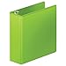 Wilson Jones 3 Inch 3 Ring Binder, Heavy Duty D-Ring View Binder, Extra Durable Hinge, Chartreuse (W385-49-376PP1)