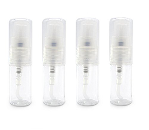 12Pcs 10ml/15ml/20ml Empty Refillable Clear Plastic Essential Oil Pump Bottle Lotion Mask Cream Dispenser Containers (10 ML)