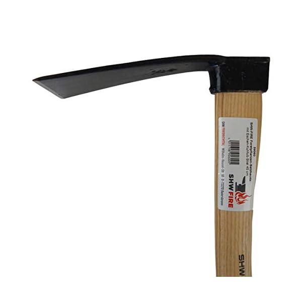 SHW-FIRE Forst-Handhacke, Hochwertig geschmiedet und scharf geschliffen mit 45cm Stiel – Bild 4