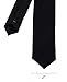 Skinny Black Ties Men's Slim Solid Color 2 Inch Neckties