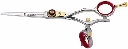 KissakiHair Scissors Gokatana 6.0 Silver R Double Swivel Hair Cutting Shears Hairdressing Scissors