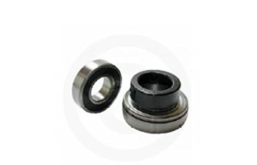 Emerson 6208-2RS Top Quality Bearing - 40mm x 80mm x 18mm (I.D. x O.D. x Width) - Flat