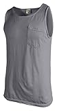 Chouinard Adult Tank Top With Pocket , Granite DirDye, X-Large