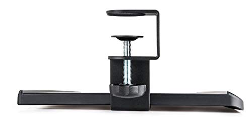 ErgoActive Under Desk Keyboard Tray with Clamp On Easy Installation, Fits Small Keyboard and Mouse, Office, Home, School, Gaming Keyboard Tray (Less Wide Tray)