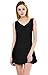 MiYang Women's Plus-Size Shaping One Piece Swim Dresses Swimsuit Black XX-Large (US 18W-20W)