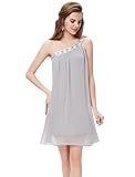Ever Pretty Stunning Rhinestones One Shoulder Short Party Dress 03388