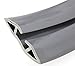 6.5 Feet Cable Protector + Cord Cover — Durable Gray PVC is Flexible, Odor Free, Easy to Unroll and Open — Conceal Wires at Home, Office, Warehouse, Workshop, Concerts