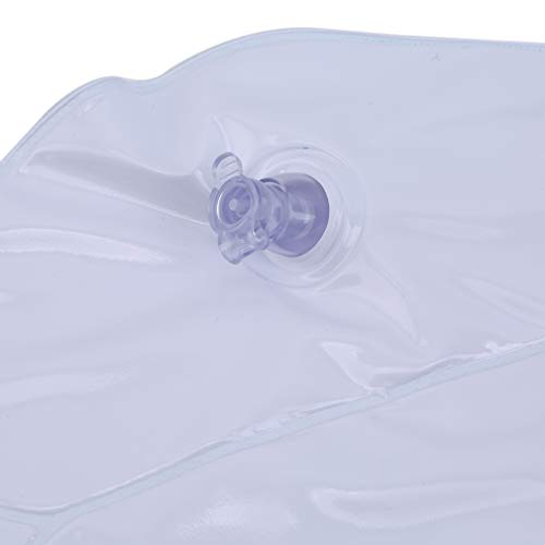 Yunzee Super Soft Inflatable Terry Cloth Bath Pillow,Inflatable – Non Slip with 2 Suction Cups – Neck & Shoulder Support – Waterproof - 16.1411.42inch,Green - Thumbnail 4