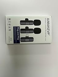 IUMAKEVP Wireless Lavalier Microphone for