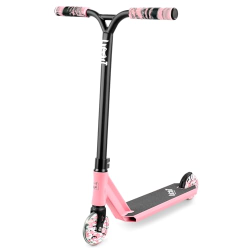 Limit LMT68 Mini Pro Stunt Kick Scooter – Short and Small Freestyle Trick Scooters for Kids Ages 5 Years and Up-Professional Complete BMX Scooter Perfect for Beginners Children Boys and Girls Gifts