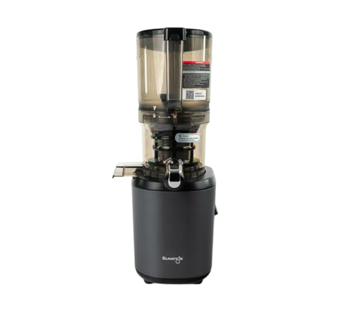 Kuvings | AUTO6 Hands Free Juice Extractor | Automatic Cutting of Whole Fruit and Vegetables | 1.7L Basket | Easy Cleaning | Anthracite
