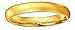 Crownal 4mm 6mm 8mm Tungsten Wedding Couple Bands Rings Men Women 24K Gold Plated Plain Dome Polished Engraved 