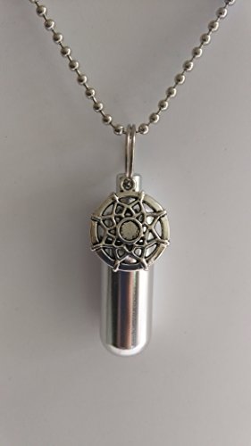 Dreamcatcher/Dream Catcher CREMATION URN Necklace - Includes Velvet Pouch, Ball-Chain, Fill Kit