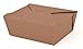 Southern Champion Tray 0768 #8 ChampPak Retro Take-Out Container, Kraft Paperboard with Poly Coated Inside, 6