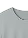David Archy Men's 3 Pack Rib Modal Crewneck Undershirts (S, Gray)
