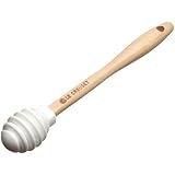 Le Creuset Silicone Honey Dipper, White