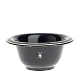 Black Porcelain Shaving Bowl RN 16 bowl by Muehle