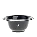 Black Porcelain Shaving Bowl RN 16 bowl by Muehle