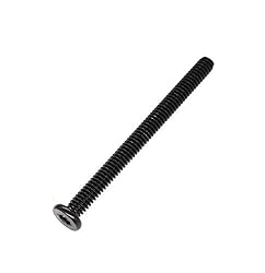 binifiMux 12pcs Black 1/4-20 x 2" Hex Socket Cap