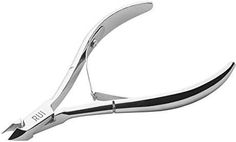 Rui Smiths Carbon Steel Cuticle Nippers for Home Users, French Handle, Double Spring, 6mm