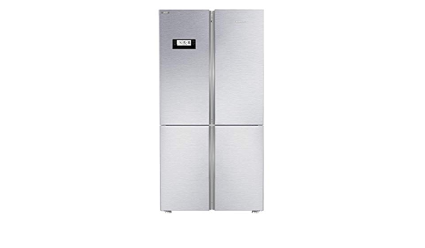 Grundig GQN21235XN - Combinación SBS, 4 puertas, estantes de ...