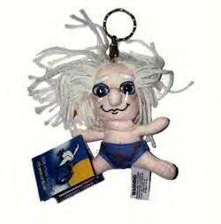 Brainy Babies Doll Keychain Benjamin Franklin