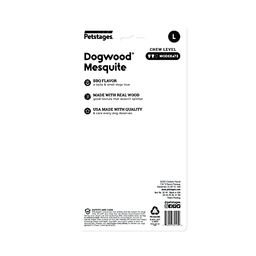 Petstages Dogwood Wood Alternative Dog Chew Toy, Mesquite, Large