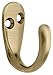 Liberty Hardware, Antique Brass B59103Z-AB-C Single Prong Robe Hook