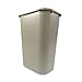Rubbermaid Commercial Products Deskside Wastebasket/Trash Can, 10.25-Gallon/41-Quart, Beige, Plastic, Garbage Can for Home/Office, Fits Under Desk/Sink/Cabinet