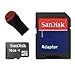 SanDisk 16GB MicroSDHC Micro SD Card with MicroSD to SD Adapter & Mobilemate Reader