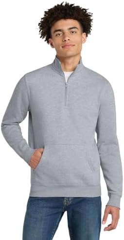 Port & Company Core Fleece Crewneck Sweatshirt Ash at Amazon Men's