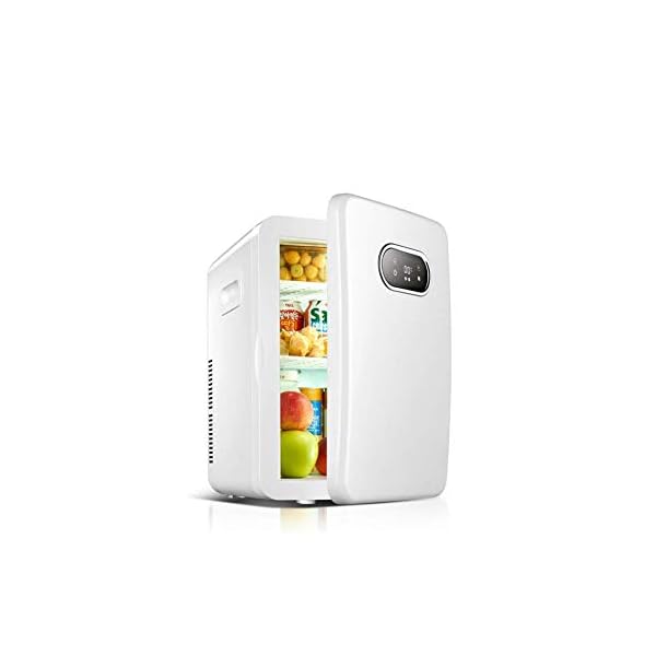 YANJ Portable Mini Fridge 12v 220v,Electric Cool Box Car refrigerator,Home And Car Dual Use Refrigeration And Heating Dual Use 20L Capacity 220V/12V LOLDF1