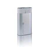 Human Creations EnergyFlux HEF Electric Reuseable Hand Warmer 5200mAh / USB Portable Charger Power Bank Battery Pack with 100lm LED Flashlight (Silver)