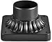 Kichler 9592BK Accessory Pedestal Mount, Black