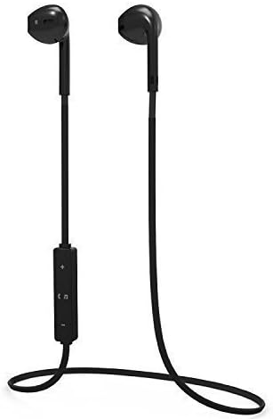 Bluetooth Headphones, Wireless Bluetooth Earphones V4.1 Stereo Noise Reducing Earbuds Handfree Mini Sweatproof Sports Headsets for iPhones 8/X/7/7plus/6s/6 Smart Phones - black