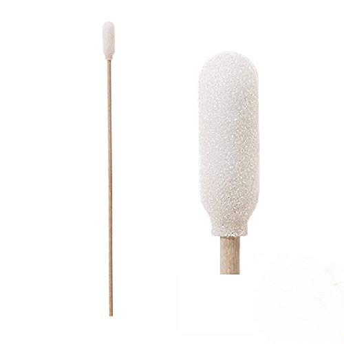 31f05WEp9WL Ci Kyan 100pcs 6" Cleanroom Large Foam Over Cotton Bud Tipped Cleaning Swabs with Wooden Handle CK-FS916