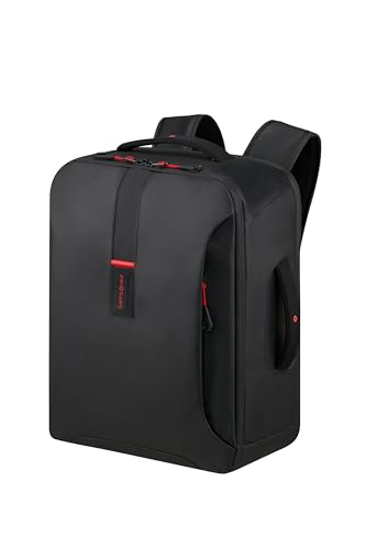 Samsonite Paradiver Light - EasyJet Handgepäck 45 x 20 x 36 cm, 33 L, 1 kg, Handgepäck, Flugzeug Rucksack M Untersetzer, Schwarz