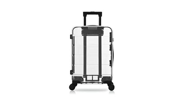 SFBBBO Maletas Trolley Transparente Maleta de Viaje Cabina Equipaje rodante  sobre Ruedas 22\