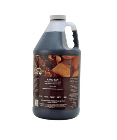 Rapid Tan Bronze Sunless Airbrush Spray Tanning Solution Gallon