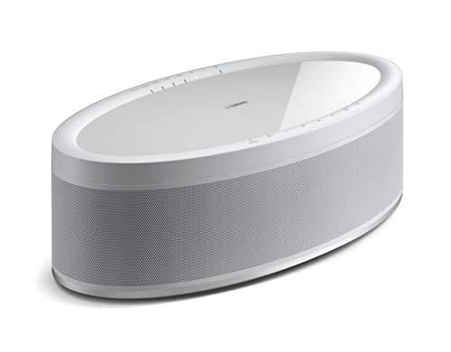 Yamaha MusicCast 50 WX-051 70W Wireless Speaker, Alexa Voice Control, White, Single