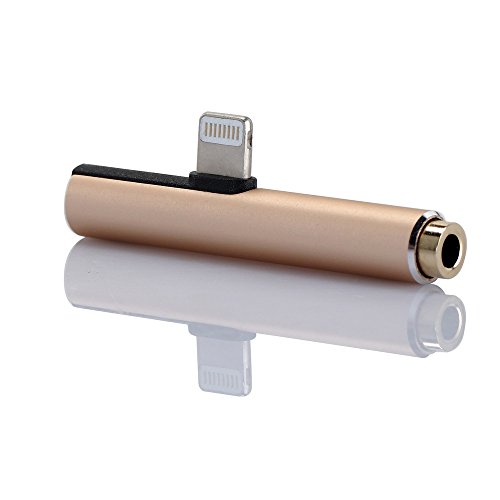 Clkjdz 2 in 1 3.5mm headphone audio adapter, portable e…