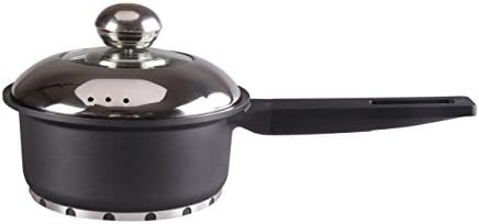 TAIFENG Black Nonstick Sauce Pot with Lid