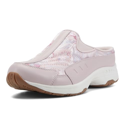 Easy Spirit Traveltime Women's Slip On, 11 E US, Light Pink-Floral